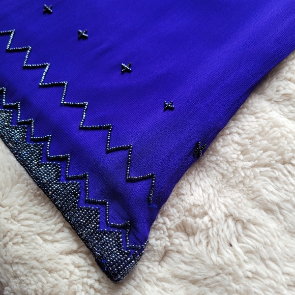 🍒EUC🍒 NICOLE MILLER ATELIER EMBELLISHED COCKTAIL MINI SHIFT DRESS - Picture 5 of 6